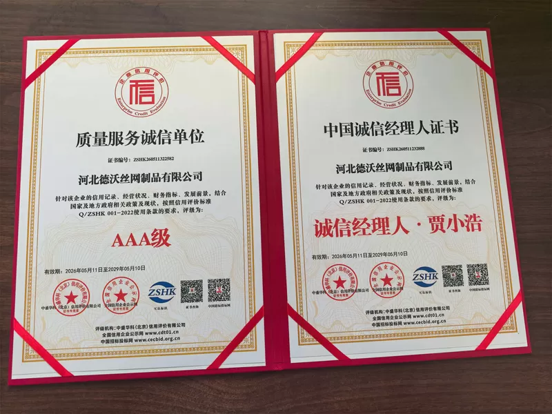 Certificates & Honors