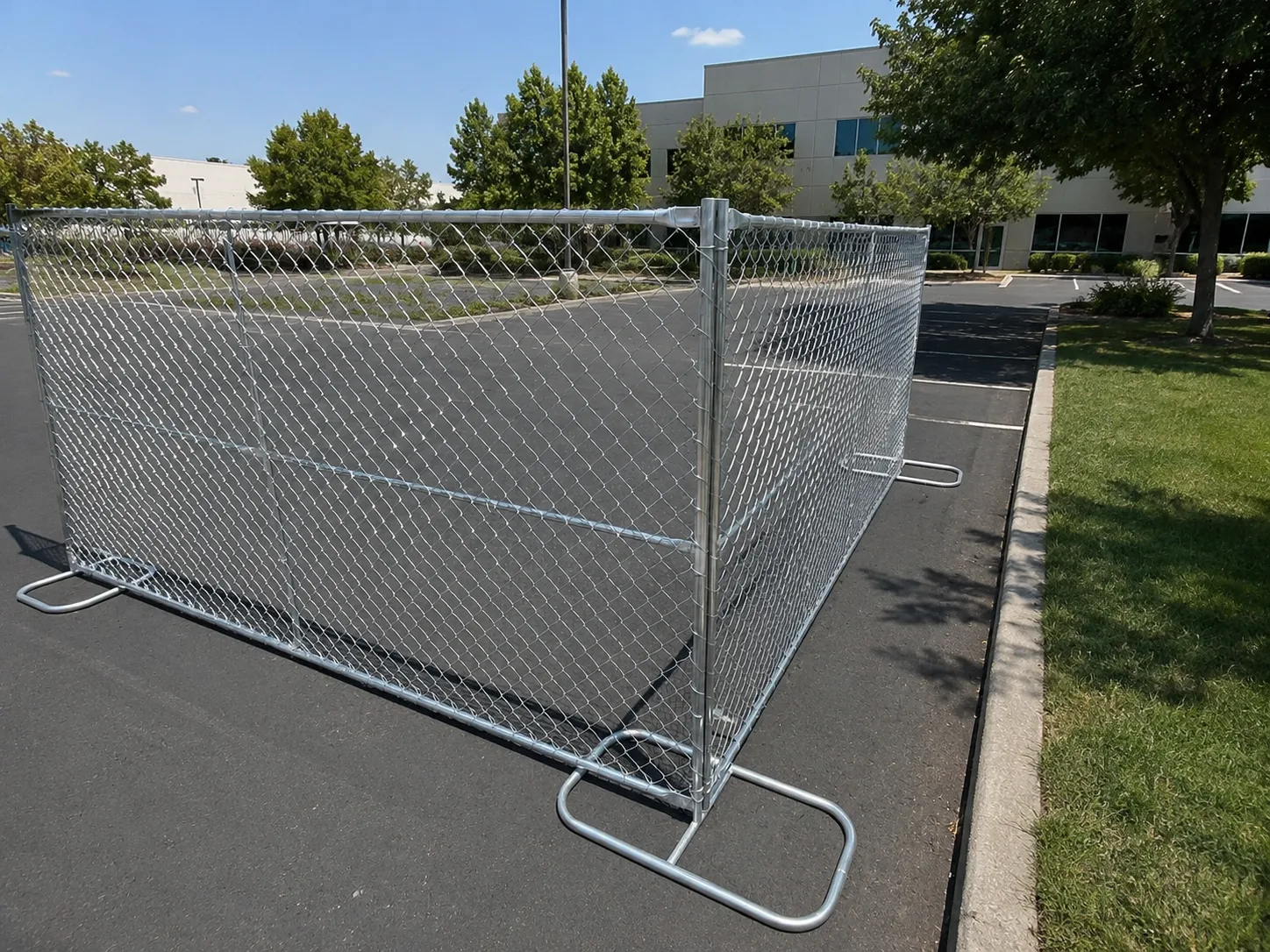 Professional Temporary Chain Link Fence Panel (Portable Site Security) Professional Temporary Chain Link Fence Panel (Portable Site Security)