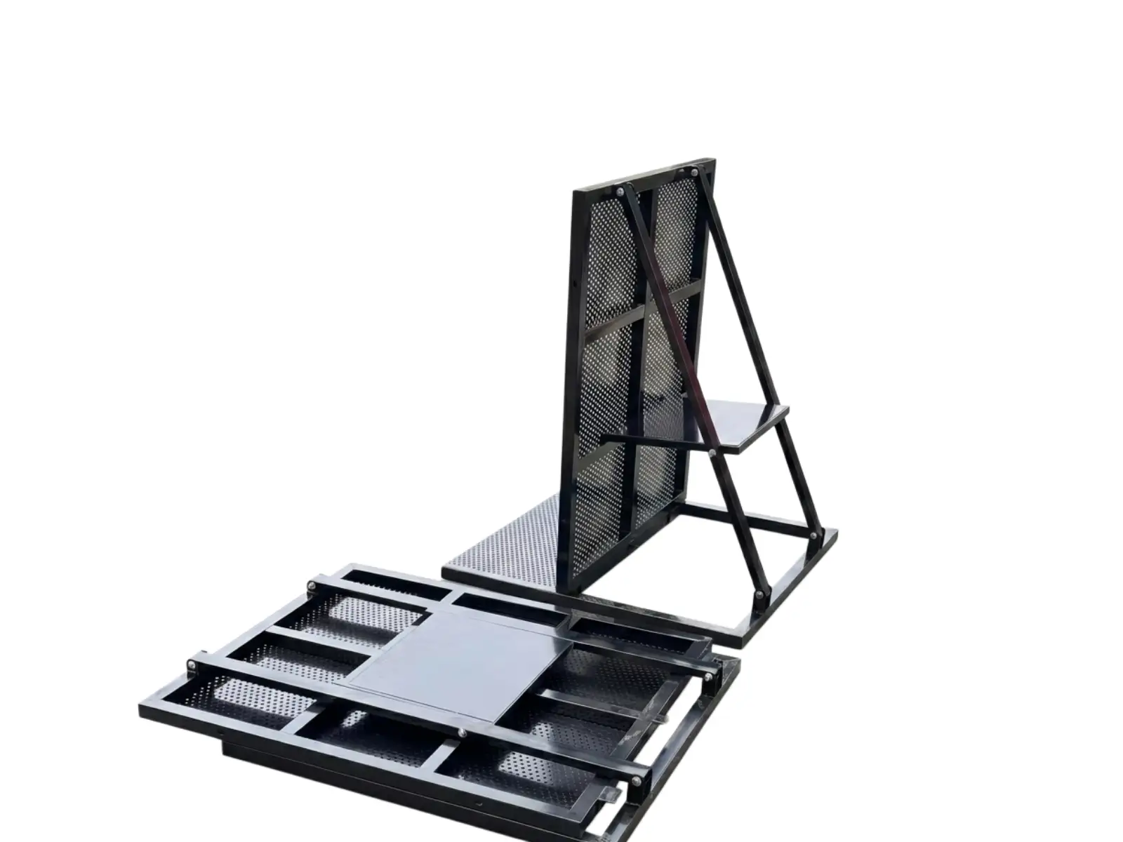 Heavy-Duty Aluminum Stage Barrier (Front-of-Stage Crowd Control)