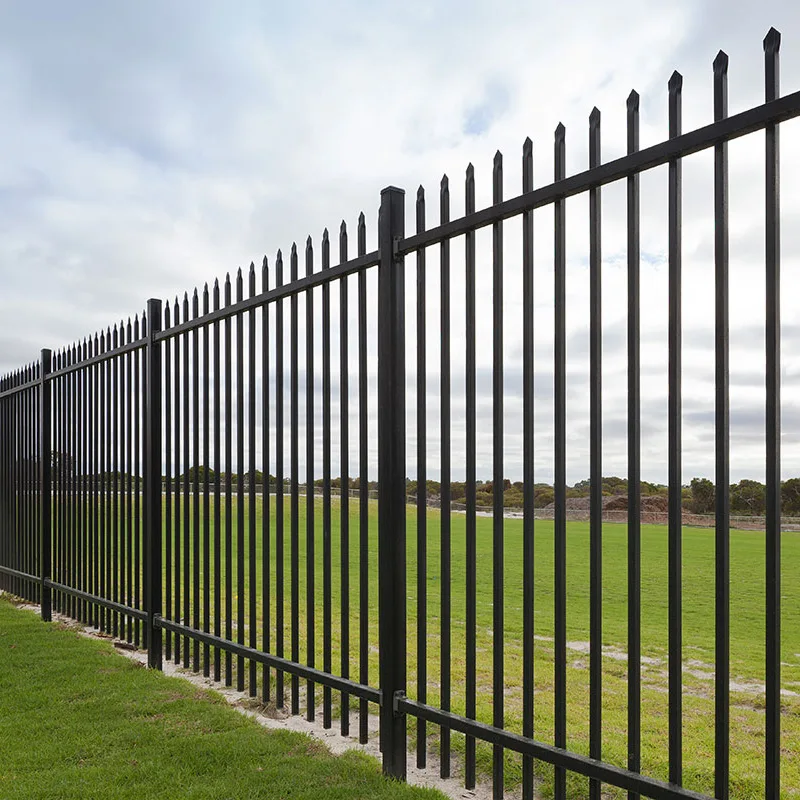 Garrison Fencing Galvanized Steel Security Fence Panels Garrison Fencing Galvanized Steel Security Fence Panels