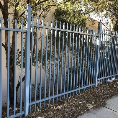 Steel Security Fence, Spear Top Steel Fence Panels