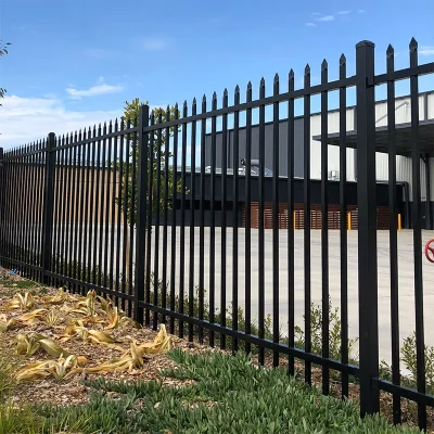 Steel Security Fence, Spear Top Steel Fence Panels