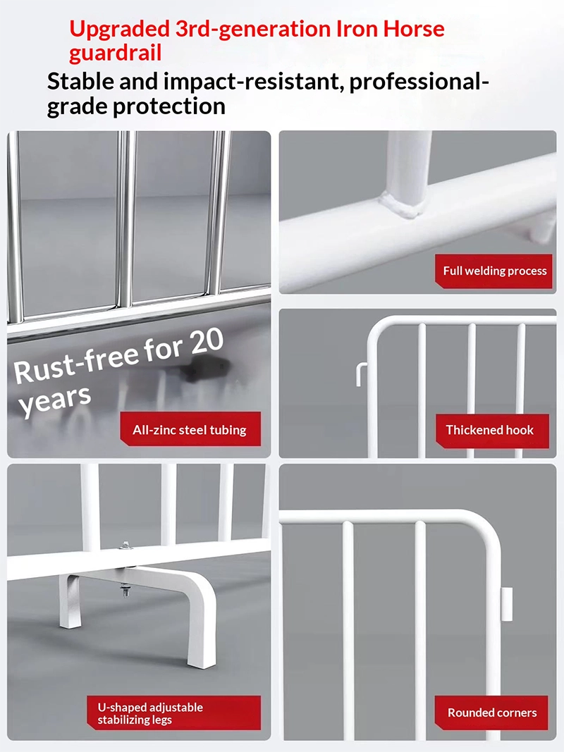 Heavy-Duty Crowd Control Barrier (Event Security Fencing) Heavy-Duty Crowd Control Barrier (Event Security Fencing)