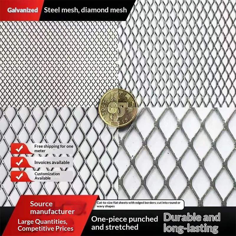 Galvanized diamond mesh Galvanized diamond mesh