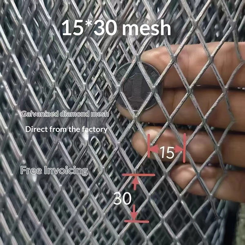 Galvanized diamond mesh Galvanized diamond mesh